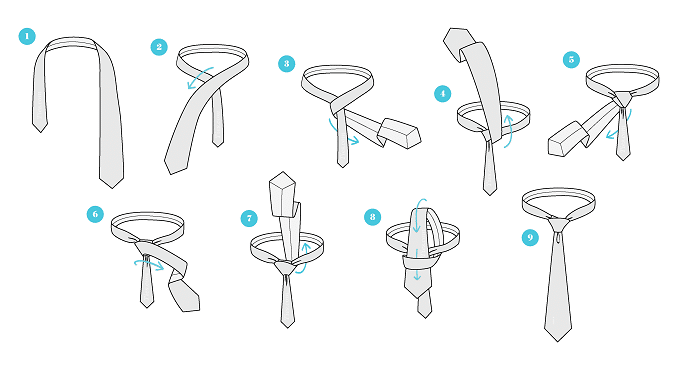 Cách thắt cà vạt